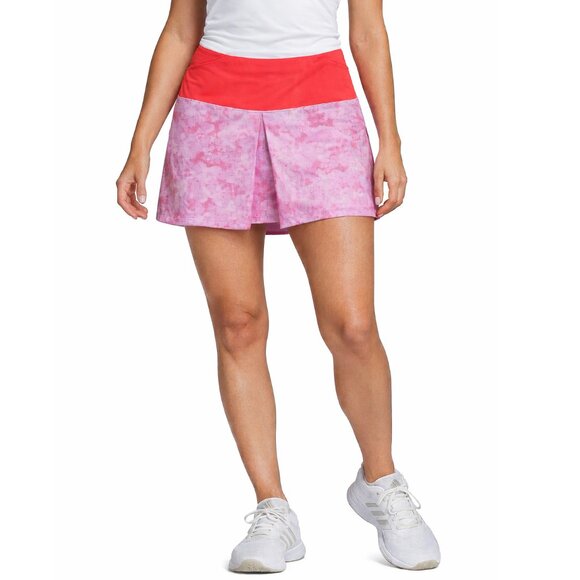 adidas Pants - ADIDAS Pull-On Golf Skort Shorts Skirt Pleated Lined Sport Stretch Women's Large